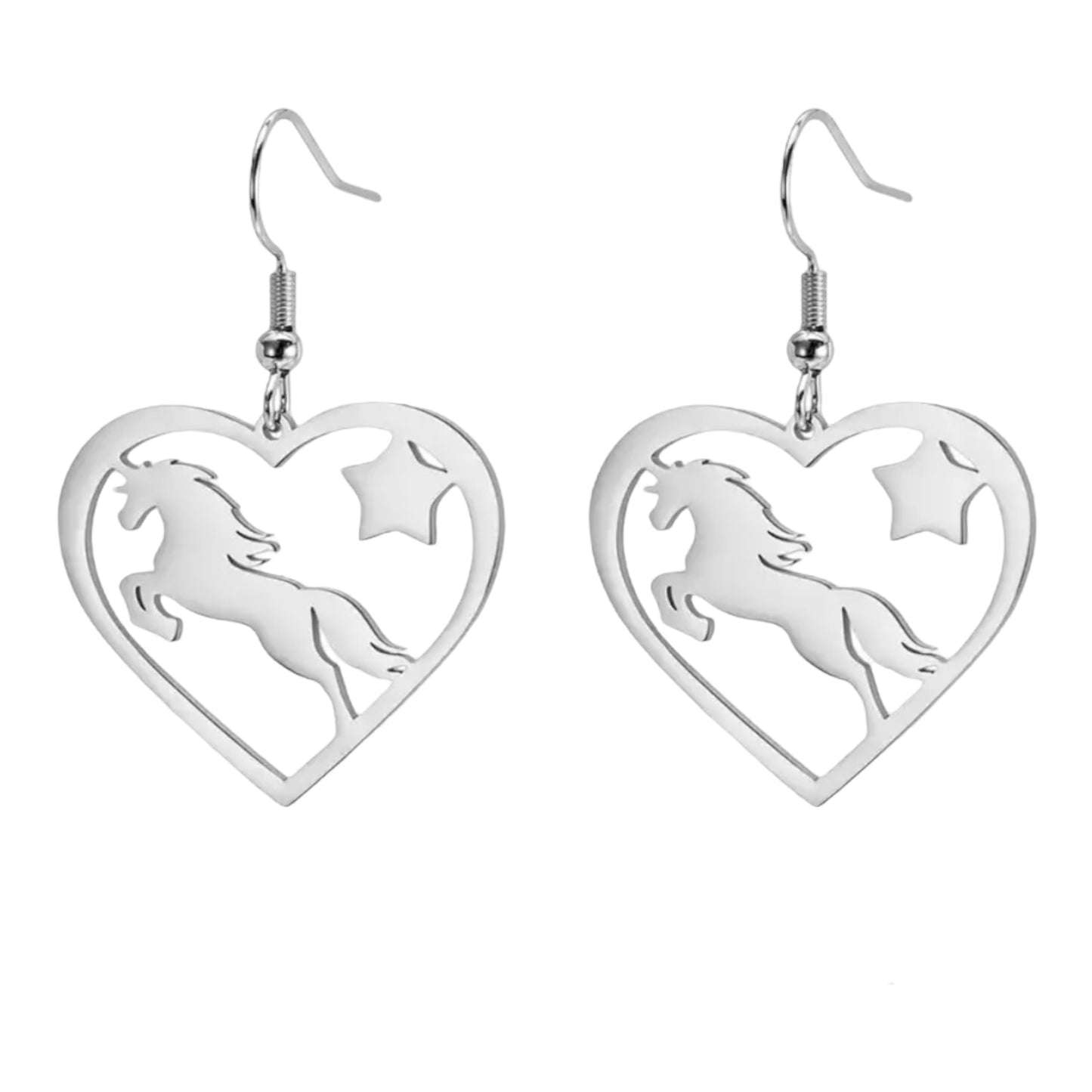 Unicorn love Dangle Earrings