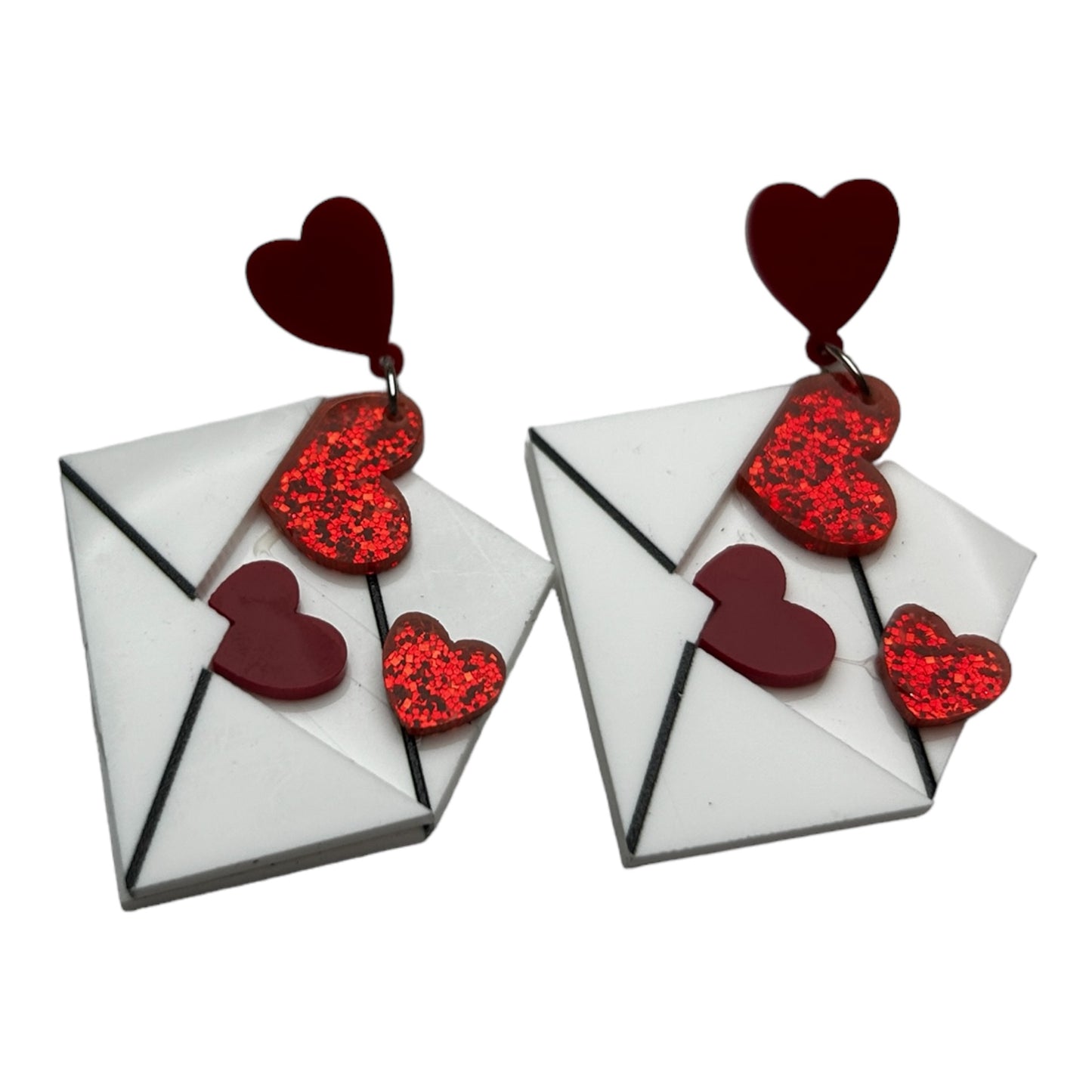 Sending You Love Envelope Earrings