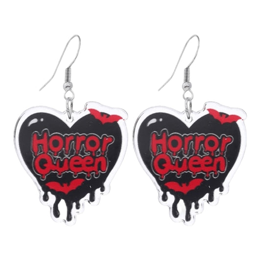 Horror Queen Dangle Earrings