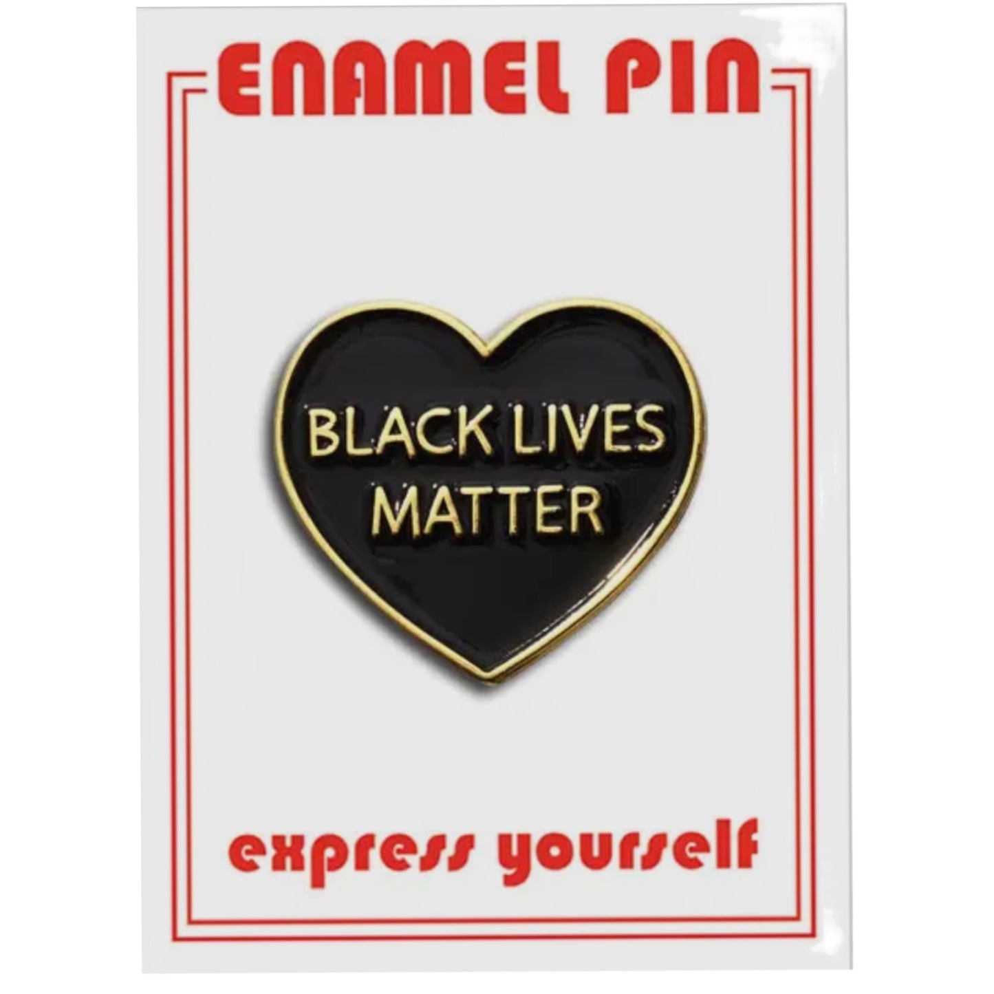 Black Lives Matter Enamel Pin