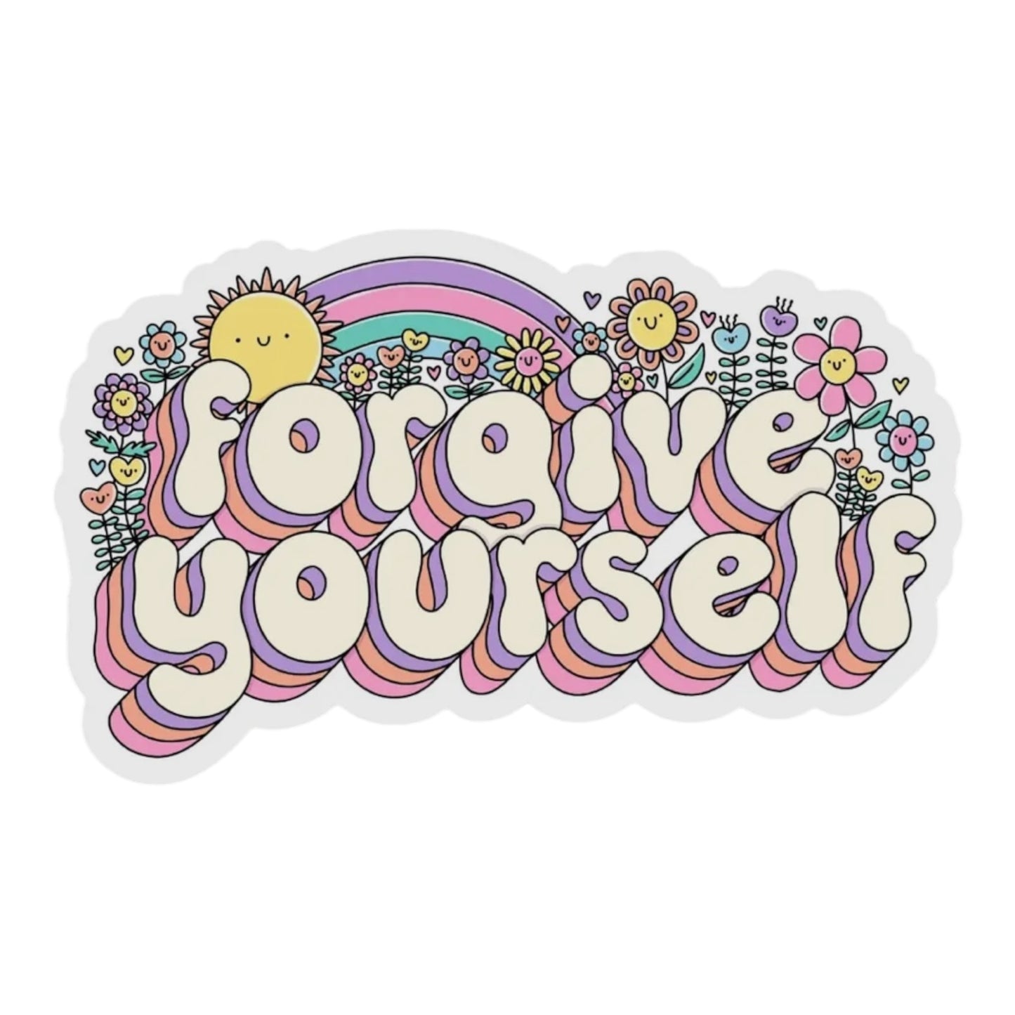 Forgive Yourself Vinyl Sticker